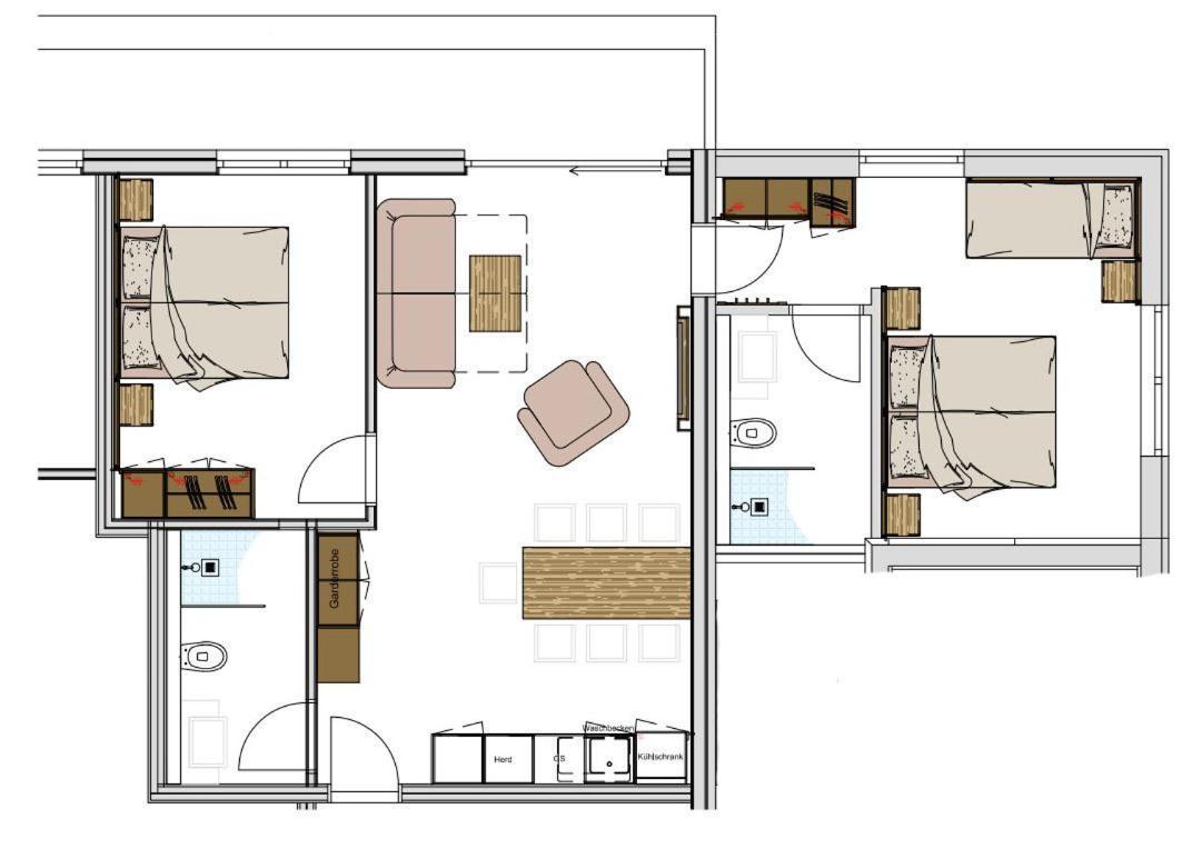 Appartement Strolz Bichlbach Exterior foto